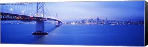 Framed Bay Bridge San Francisco CA Print