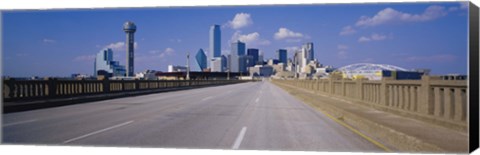 Framed Dallas Skyscapers, Texas Print