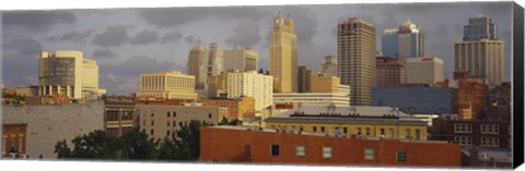 Framed Kansas City, Missouri Skyline Print