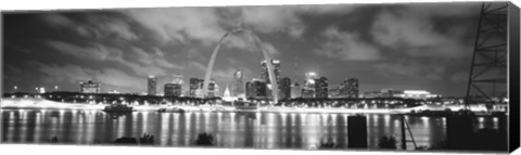 Framed Evening St Louis MO Print