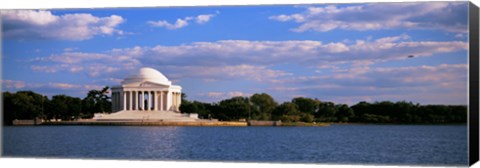 Framed Jefferson Memorial on the Waterfront, Washington DC Print