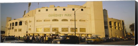 Framed Facade of a stadium, old Comiskey Park, Chicago, Cook County, Illinois, USA Print