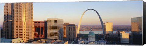 Framed St. Louis skyline Print