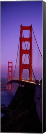 Framed Golden Gate Bridge San Francisco (horizontal) Print