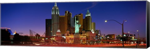 Framed Las Vegas Nevada (night) Print