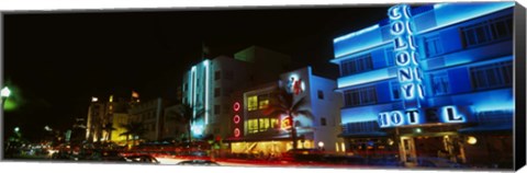Framed Art Deco Architecture Miami Beach FL Print