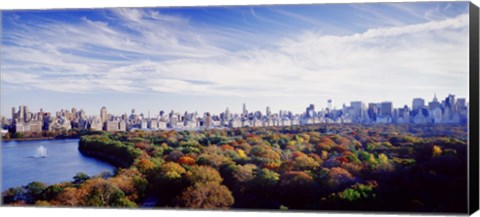 Framed Manhattan from Central Park, New York City Print