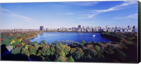Framed Water View, Central Park, Manhattan Print