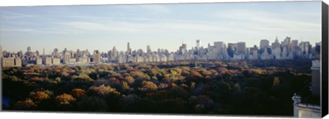 Framed View Over Central Park, Manhattan, NYC, New York City, New York State, USA Print