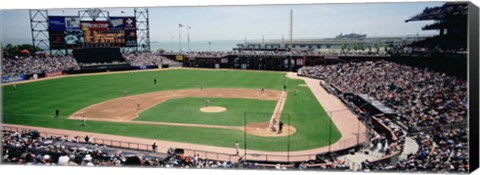 Framed Pac Bell Stadium, San Francisco, California Print