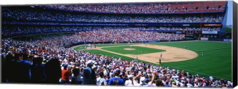 Framed Shea Stadium, New York Print