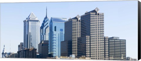 Framed Close up of skyscrapers in Philadelphia, Pennsylvania, USA Print