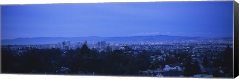 Framed High angle view of buildings in a city, Oakland, California, USA Print