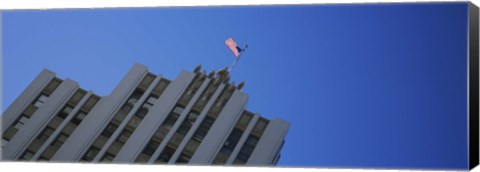Framed Low angle view of an office building, Downtown San Jose, San Jose, Silicon Valley, Santa Clara County, California, USA Print