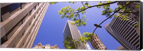 Framed Low angle view of buildings in a city, San Francisco, California, USA Print