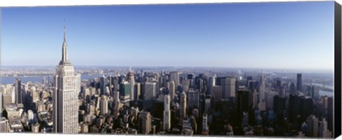 Framed Empire State Building, Manhattan, New York City, New York State, USA Print