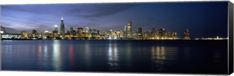 Framed City at the waterfront, Chicago, Cook County, Illinois, USA Print