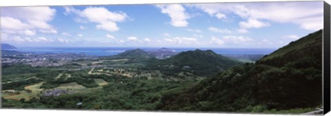 Framed Kaneohe, Oahu, Hawaii Print