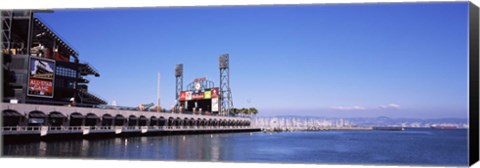 Framed Baseball park at the waterfront, AT&amp;T Park, San Francisco, California, USA Print