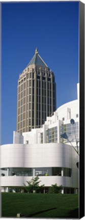 Framed Art museum in front of a skyscraper, High Museum Of Art, Atlanta, Fulton County, Georgia, USA Print