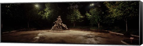 Framed Sculpture in a memorial, Vietnam Women&#39;s Memorial, Washington DC, USA Print