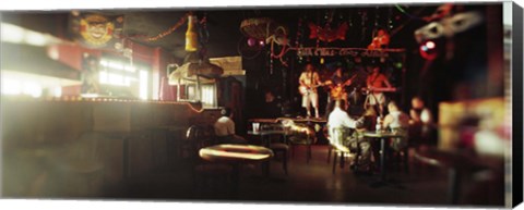 Framed People in a restaurant, Cha Cha Lounge, Coney Island, Brooklyn, New York City, New York State, USA Print