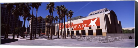 Framed Art museum in a city, Downtown San Jose, California Print