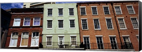 Framed Low angle view of buildings, Riverwalk Area, New Orleans, Louisiana, USA Print