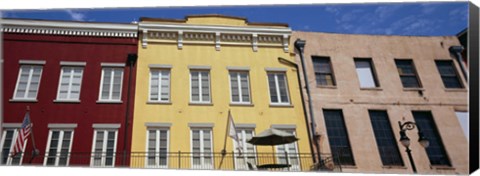 Framed Low angle view of buildings, French Market, French Quarter, New Orleans, Louisiana, USA Print