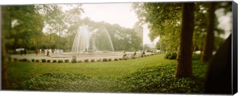 Framed Fountain in a park, Prospect Park, Brooklyn, New York City, New York State, USA Print