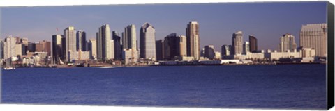 Framed San Diego skyline as Seen from the Water Print