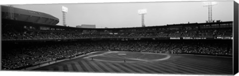 Framed Spectators in a baseball park, U.S. Cellular Field, Chicago, Cook County, Illinois, USA Print
