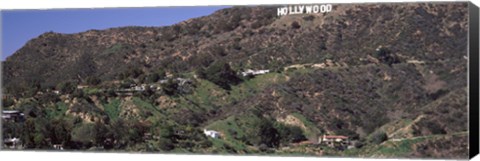 Framed Hollywood Hills, Hollywood, California Print