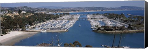Framed Dana Point Harbor, California Print