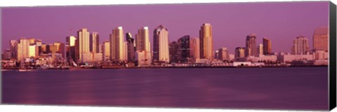 Framed Purple Sky in San Diego Print