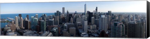 Framed Aerial View of Chicago Print