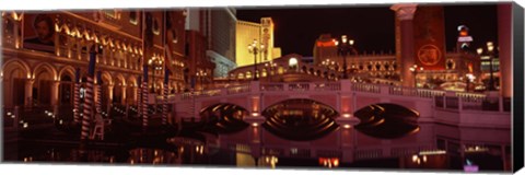 Framed Arch bridge across a lake, Las Vegas, Nevada, USA Print