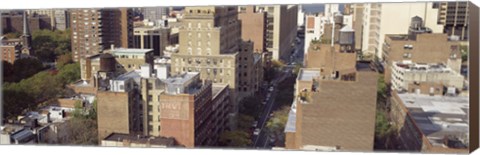 Framed Buildings in a city, Chelsea, Manhattan, New York City, New York State, USA Print