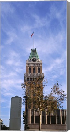 Framed Low angle view of an office building, Tribune Tower, Oakland, Alameda County, California, USA Print