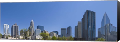 Framed Skyscrapers in Charlotte, North Carolina Print