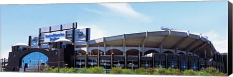 Framed Football stadium in a city, Bank of America Stadium, Charlotte, Mecklenburg County, North Carolina, USA Print