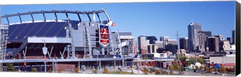 Framed Sports Authority Field at Mile High, Denver, Colorado Print