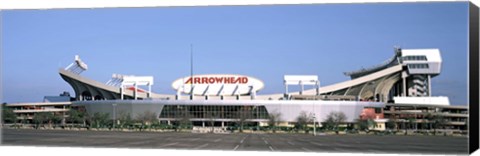 Framed Football stadium, Arrowhead Stadium, Kansas City, Missouri Print