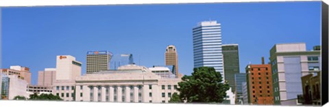 Framed Municipal Building in the downtown, Oklahoma City, Oklahoma, USA Print