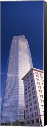 Framed Low angle view of the Devon Tower, Oklahoma City, Oklahoma Print