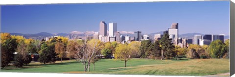 Framed Buildings of Downtown Denver, Colorado, USA Print