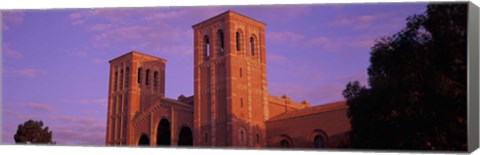 Framed Low angle view of Royce Hall at university campus, University of California, Los Angeles, California, USA Print