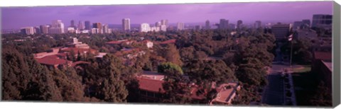 Framed University campus, University Of California, Los Angeles, California, USA Print