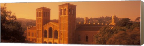 Framed Royce Hall at an university campus, University of California, Los Angeles, California, USA Print