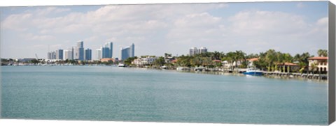 Framed Buildings at the waterfront, Miami, Florida, USA (daytime) Print